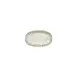 Turgla T-OLVZT19OV-12 Oval Porcelain Platter, 7.5" x 4.25" x 1" Green Vitrified Finish - 1/Each 2 image