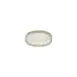 Turgla T-OLVZT19OV-12 Oval Porcelain Platter, 7.5" x 4.25" x 1" Green Vitrified Finish - 1/Each 1 image