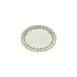Turgla T-OLVZT25OV-12 Oval China Plate, 9.75" Dia x 7.5" W x 1" H, Porcelain, Green Vitrified 2 image