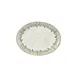 Turgla T-OLVZT31OV-6 Oliva Oval China Platter, 12.25" x 9.5" x 1" Porcelain, Green Vitrified Finish 1 image