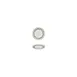 Turgla T-RKRAHL09CK-24 Kario Deep Round Plate, 3.5" Diameter x 1" Height, Blue Vitrified Porcelain 1 image