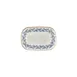 Turgla T-RKRAHL34OV-6 Oval China Platter, 13.5" x 9" x 0.75" Porcelain, Blue Finish - 1/Each 1 image