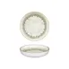 Turgla T-ROLVCP23CK-6 Deep Round Plate, 9" Dia x 2" H, 42 oz Green Vitrified Porcelain 1 image