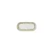 Turgla T-ROLVHL205OV-12 Oliva Oval Platter, 7.75" x 3.75" x 1" Green Porcelain Vitrified Dinnerware 2 image