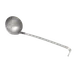 Vollrath 46902 Stainless Steel 2‑5 oz Ladle with Hooked Grooved 10½" Handle – 2‑Piece 1 image