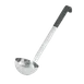 Vollrath 4980820 8‑Oz Ladle, 12‑5/8" Black Kool‑Touch™ Handle, 18/8 Stainless Steel Bowl, Warranty 1 image
