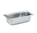 Vollrath 90342 Super Pan 3® 1/3 GN Food Pan, 4" Deep, 3.9 Qt, 22‑Gauge 300 Steel, Ramped Sides 1 image