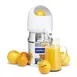 Sunkist J-1 17" Electric Citrus Juicer, 20 gal/hr, Chrome‑Plated Steel w/ White Dome - 1/4 HP - 115V 1 image