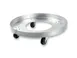 Chicago Metallic Bakeware 40615 Dough Box Dolly, for 17" Round Pizza Pans, Aluminum, 4" Casters 1 image