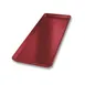 Chicago Metallic Bakeware 40928 - Long Red Aluminum Display Tray 8" x 24-7/16", Rim - 1/Each 1 image
