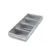 Chicago Metallic Bakeware 44065 - 4‑Compartment Pullman Bread Pan Set, Aluminized Steel, 4/Set 1 image