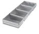 Chicago Metallic Bakeware 44585 - 4‑Pan Bread Set, Aluminized Steel, AMERICOAT® ePlus Glaze, 4/Set 1 image