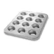 Chicago Metallic Bakeware 45225 - 12‑Cup Muffin Pan, 2‑3/4" Muffins, Steel, AMERICOAT® ePlus Glaze 1 image