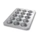Chicago Metallic Bakeware 45305 Mini Cake Pan, 17‑7/8" x 25‑7/8", 15 4‑1/4" Cakes, Steel, ePlus Glaze 1 image