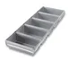 Chicago Metallic 45655 5-Pan Bread Loaf Set, 9-23/32" x 26" Aluminized Steel, 5/Set 1 image