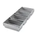 Chicago Metallic Bakeware 49415 - Bread Pan Set, 10" x 5" Strapped, 26-Gauge Steel, 4/Set 1 image
