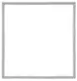 Hubert 128453 Kratos Door Gasket, 14" Rubber Seal for Sandwich Prep Tables, Food‑Safe 1 image