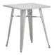 Hubert 13085 Outdoor Table, CenPro Table, 36"W x 35-1/2"D x 30"H, Weather-Resistant Steel 1 image