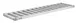 Hubert 145989 Kratos Replacement Bottom/Middle Shelf, 72" W x 20" D, 600 lb, Heavy-Duty Aluminum 1 image