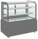 Hubert 152796 Bakery Display Case, 48.8"W x 27.1"D x 47.4"H, 7.42 cu ft, Black, Curved Glass, 33-40°F 1 image