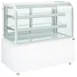 Hubert 166390 Kratos 29C-013 Display Case, 37" W, 5.47 cu ft, White, Dual-Pane Glass, LED, 33-40°F 1 image