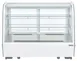 Hubert 192790 - Kratos 29C-007 Refrigerated Bakery Display Case, 34.6"W x 22.4"D x 27"H, 3 cu ft, White 1 image