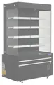 Hubert 212024 - 17.6 cu ft. 36" Open Air Merchandiser, Black, LED, 4 Glass Shelves, Auto Defrost 1 image