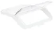 Hubert 213246 Kratos Lid for 40-Cup Ingredient Bin, Clear Polycarbonate, Precise Fit for Ice Machines 1 image