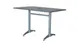 Hubert 21621 Outdoor Table, CenPro Table, 48"W x 32"D, Umbrella Hole, Powder-Coated Aluminum 1 image