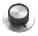 Hubert 31580 Replacement Control Knob for Kratos Steam Tables, Stainless Steel, Black Finish 1 image