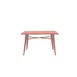 Hubert 60273 Outdoor Table, CenPro Table, 48" W x 29-1/2" D, Standard Height, Red Steel 1 image