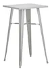 Hubert 60498 Outdoor Table, CenPro Table, 24" W x 23-1/2" D, Bar Height, Silver Steel 1 image