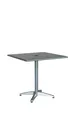 Hubert 61633 Outdoor Table, CenPro Table, 32" W x 32" D, Dining Height, Silver Powder-Coated 1 image