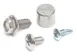 Hubert 77780 Kratos Replacement Hardware Kit for Two-Well Steam Tables, Steel Bolts, Black, 12"x8" 1 image