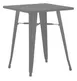 Hubert 82627 Outdoor Table, CenPro Table, 36" W x 35-1/2" D x 30" H, Standard Height, Black Steel 1 image