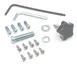 Hubert 97223 Kratos Hardware Kit, Stainless Steel, for Outdoor Aluminum Tables with Umbrella 1 image