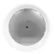 RAK Porcelain AMTRI16 - Round 6.3" Steel Serving Tray, Silver Serrated Edge, 12 per Case - 12/Case 1 image