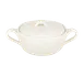 RAK Porcelain ANSD23 - Soup Tureen 77.75 oz (9" Dia.) Lid & Handles, Oven Safe Porcelain - 1/Case 1 image