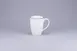 RAK Porcelain ASBAFMG36CD25145 Flora Mug, 12.14 oz 3.4" Dia x 4.5" H White with Blue Rim - 12/Case 1 image