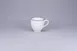 RAK Porcelain ASCLCU28CD25145 - 9.4 oz White Coffee Cup, 3.56" Dia x 3.35" H, Blue Rim - 12/Case 1 image