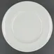 RAK Porcelain ASCLFP21 Round Plate 8-1/4" White Porcelain Wide Rim Dishwasher Safe - 24/Case 1 image