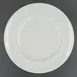 RAK Porcelain ASCLFP28 11" Round Plate, Porcelain, Flat Wide Rim, Oven Microwave Safe - 12/Case 1 image