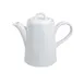 RAK Porcelain ASCP35 - 11-5/6 Oz White Coffee Pot with Lid, Oven Microwave Dishwasher Safe - Case 1 image