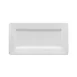 RAK Porcelain ASRP24 - 9.5" Rectangular Porcelain Plate, White, Oven Safe - 12/Case 1 image