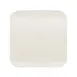 RAK Porcelain AUSP22 - 8-5/8" Square China Plate, Lead‑Free Porcelain, Dishwasher Safe - 12/Case 1 image