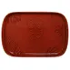 RAK Porcelain AZSKRP30RD - Aztek Oval Steak Platter 11.8" x 7.85" Red Porcelain Dishwasher Safe - 6/Case 1 image
