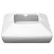 RAK Porcelain BAAT11 Ash Tray, Square 4" x 4" Porcelain, Dishwasher Safe, Chip Resistant - 12/Case 1 image