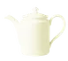 RAK Porcelain BACP35 Banquet Coffee Pot with Lid, 11.85 Oz Porcelain, Dishwasher & Microwave Safe - 1/Case 1 image
