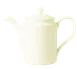 RAK Porcelain BACP70 Coffee Pot with Lid, 23.65 oz (0.7 Qt), Chip‑Resistant, Microwave Safe - 1/Case 1 image