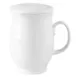 RAK Porcelain BALMG30 - Lotus Mug, 10 oz White Porcelain, Dishwasher Safe, Non‑Stackable - 6/Case 1 image